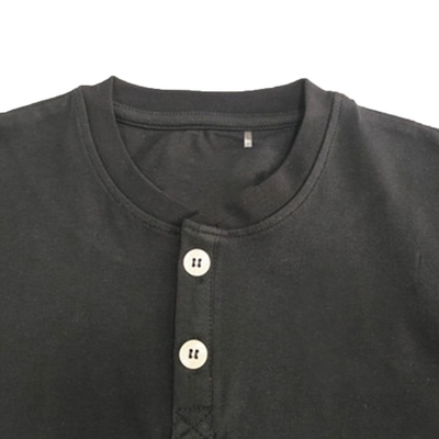 200 Grams Fabric Weight Black Boys Summer Plain Cotton Round Neck Short Sleeve T-shirts